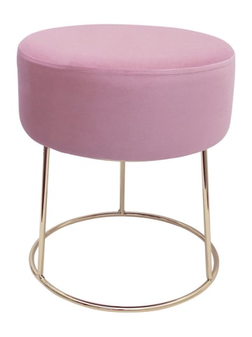 Echtwerk Kruk "Marylin" lichtroze - (H)40,5 x Ø 35,5 cm