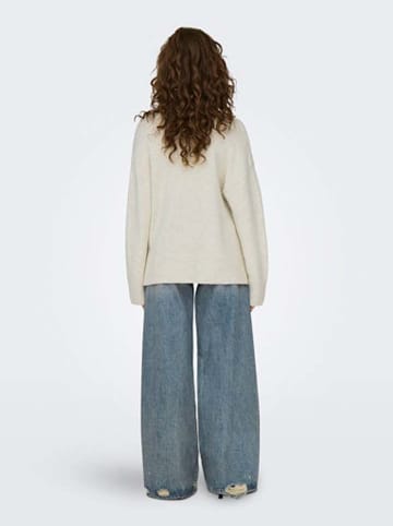 ONLY Sweter w kolorze kremowym