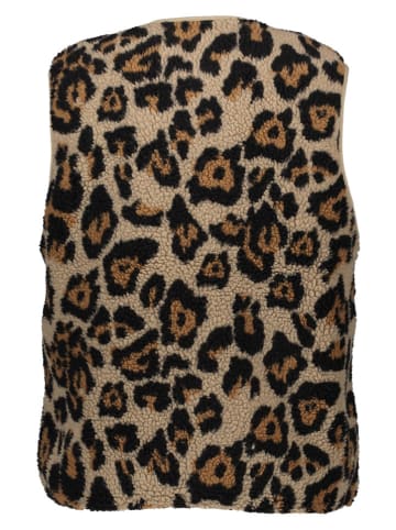 ONLY Kamizelka pluszowa w kolorze jasnobrązowo-czarnym