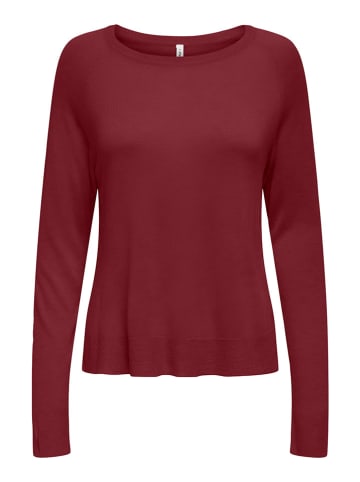 ONLY Pullover in Bordeaux