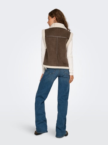 ONLY Bodywarmer bruin/crème