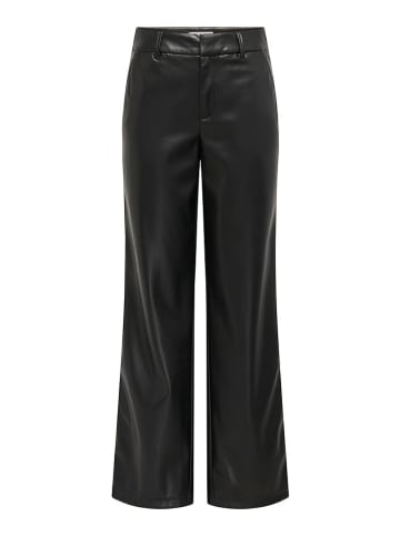 ONLY Kunstleren broek zwart