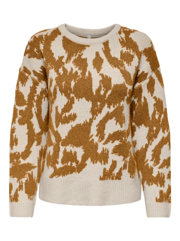 ONLY Pullover in Hellbraun/ Beige