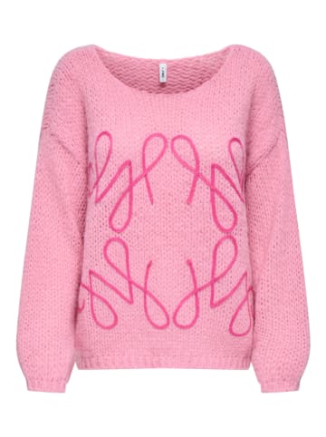 ONLY Sweter w kolorze jasnoróżowym