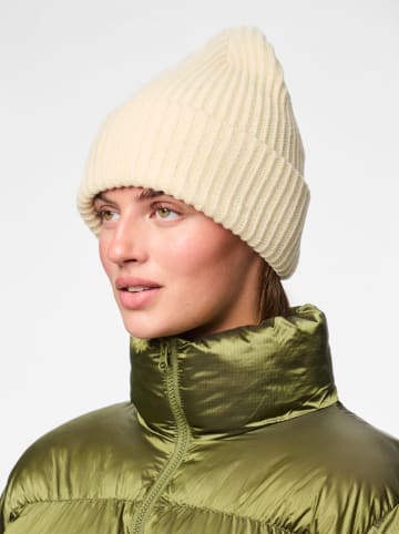 Pieces Gebreide muts beige