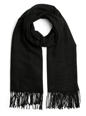 Pieces Szal w kolorze czarnym