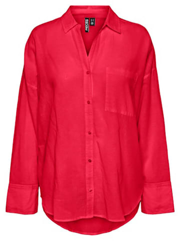 Pieces Bluse "Mainka" in Rot