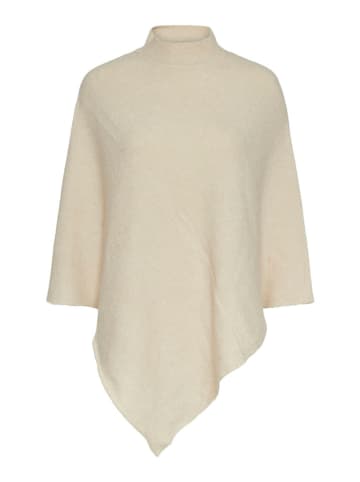 Pieces Poncho "Fortuna" in Weiß