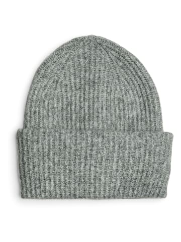 Pieces Strickmütze in Grau