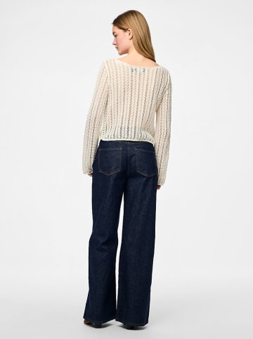 Pieces Sweter "Siri" w kolorze kremowym