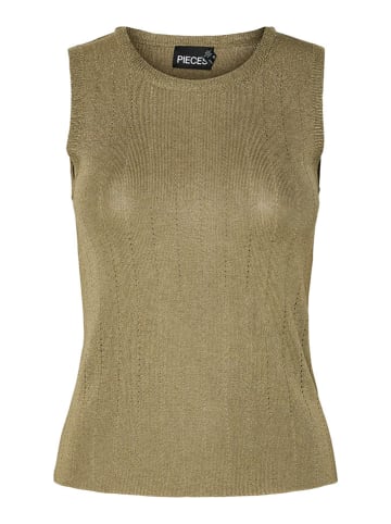 Pieces Top "Salima" in Oliv