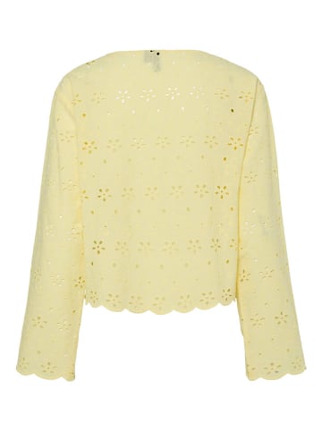 Pieces Sweter "Tarmorine" w kolorze żółtym