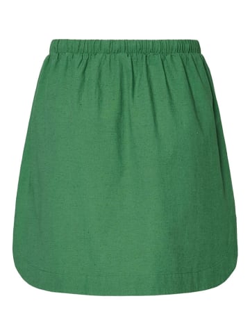 Pieces Spódnica "Tera" w kolorze zielonym