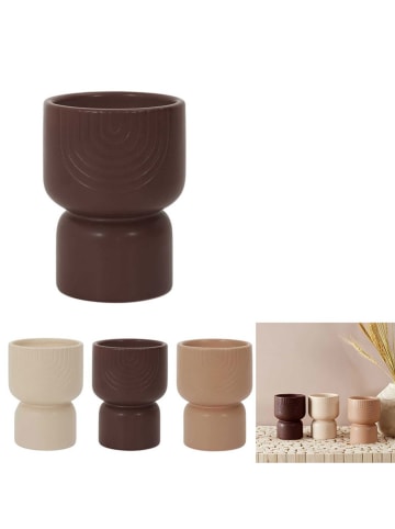 Ethnical Life 3-delige set: kaarsen beige/lichtbruin/bruin - 3x 170 g