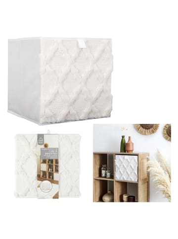 The Home Deco Kids 2-delige set: opbergkratten beige -  (B)30 x (H)30 x (D)30 cm