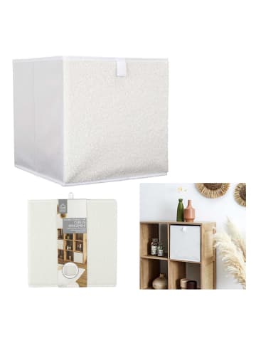 The Home Deco Kids 2-delige set: opbergkratten beige -  (B)30 x (H)30 x (D)30 cm