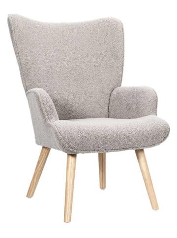 THE HOME DECO FACTORY Sessel in Taupe - (B)68 x (H)96 x (T)75 cm