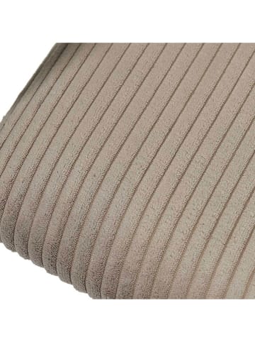 THE HOME DECO FACTORY 2-delige set: fauteuils "Scott" taupe - (B)51,5 x (H)71,5 x (D)50,5 cm