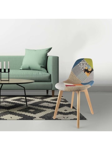 THE HOME DECO FACTORY Krzesła (2 szt.) ze wzorem - 54 x 87 x 47 cm