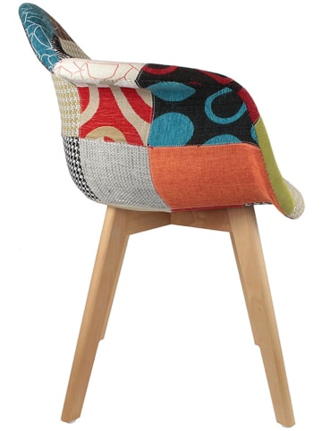 THE HOME DECO FACTORY 2er-Set: Esszimmerstühle in Bunt - (B)62 x (H)82,5 x (T)60,5 cm