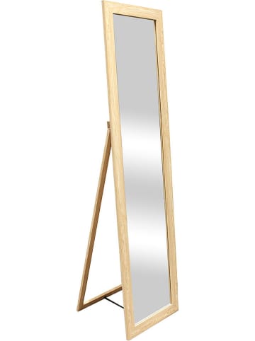 HYGGE Lustro w kolorze jasnobrązowym - 39 x 150 x 30 cm