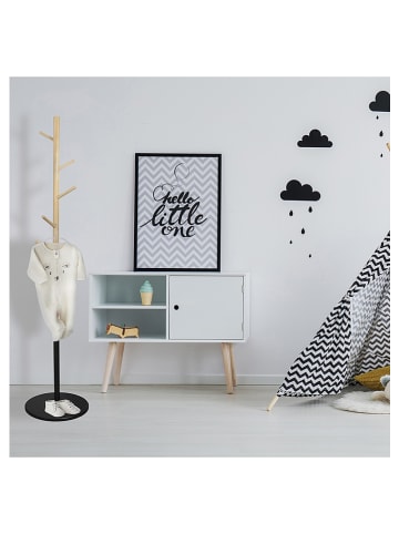 THE HOME DECO FACTORY Kleiderständer "Miko" in Beige/ Schwarz - (H)180 cm