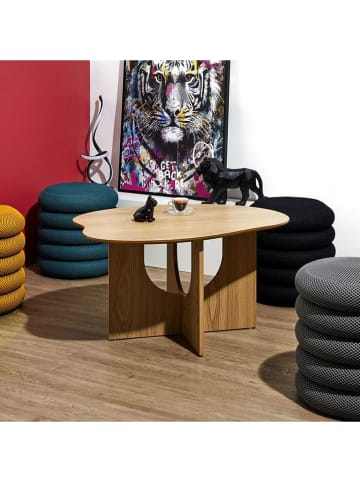 Rétro Chic Bijzettafel "Calypso" lichtbruin - (B)80 x (H)43 x (D)60 cm