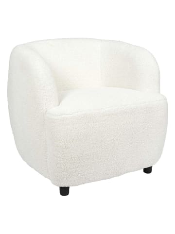THE HOME DECO FACTORY Fauteuil wit - (B)77 x (H)74 x (D)69 cm