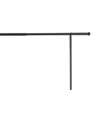 THE HOME DECO FACTORY Tisch-Dekorationsgestell in Schwarz - (B)250 x (H)90 x (T)4 cm