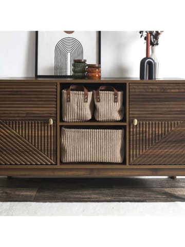 THE HOME DECO FACTORY 3er-Set: Aufbewahrungskörbe in Beige