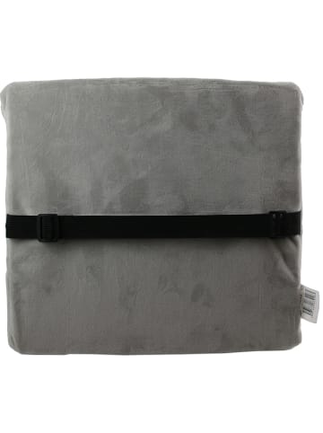 The Home Deco Kids Poduszka piankowa w kolorze szarym na krzesło - 33 x 32 cm