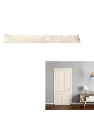 HYGGE Poduszka w kolorze beżowym pod drzwi - szer. 80 cm