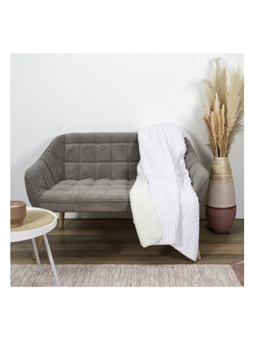 THE HOME DECO FACTORY Plaid wit - (L)220 x (B)180 cm