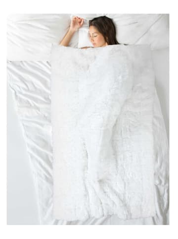 THE HOME DECO FACTORY Verzwaringsdeken wit - (L)200 x (B)150 cm