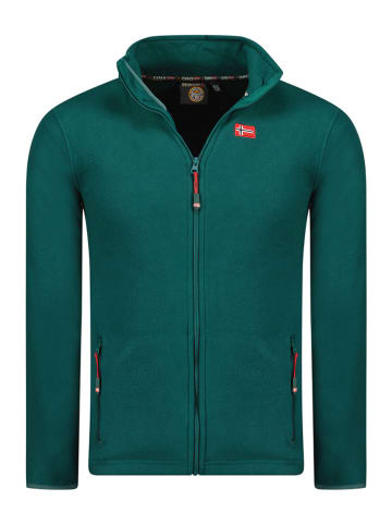 Geographical Norway Kurtka polarowa "Ulysse" w kolorze zielonym