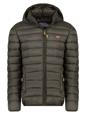 Geographical Norway Kurtka pikowana w kolorze khaki