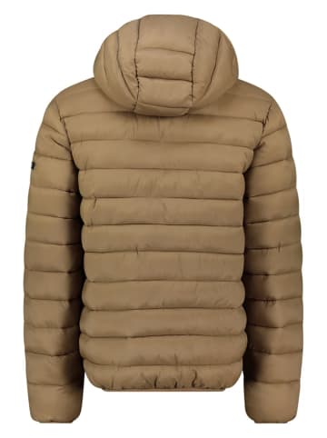 Geographical Norway Kurtka pikowana "Amigolor" w kolorze szarobrązowym