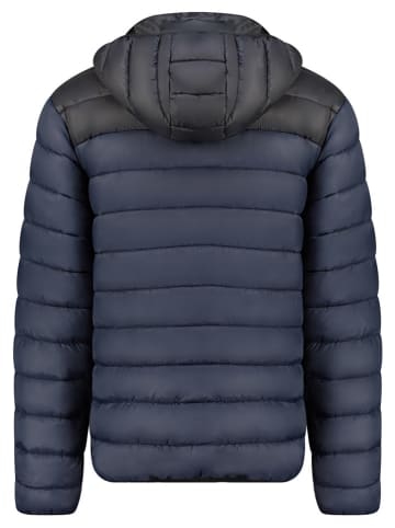 Geographical Norway Doorgestikte jas "Amigoglerc Hood" donkerblauw/zwart