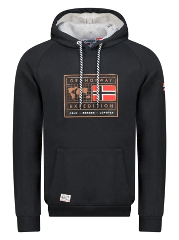 Geographical Norway Hoodie "Gofoten" zwart