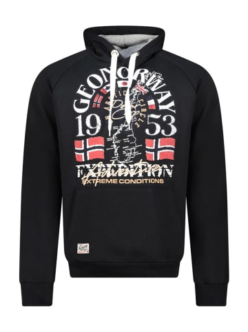 Geographical Norway Hoodie "Gakim" in Schwarz