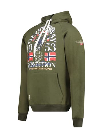 Geographical Norway Hoodie "Gakim" in Khaki