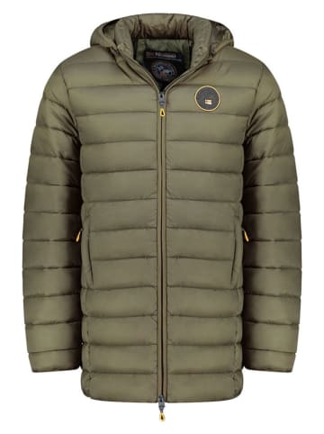 Geographical Norway Kurtka pikowana w kolorze khaki