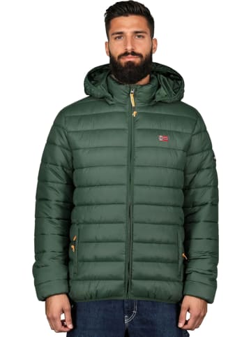 Geographical Norway Steppjacke "Amigolor" in Grün