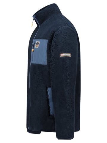 Geographical Norway Kurtka polarowa "Urock" w kolorze granatowym