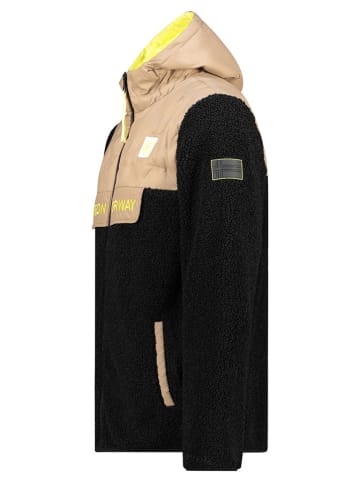 Geographical Norway Fleece vest "Teclass" zwart/beige