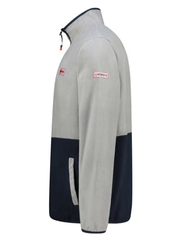 Geographical Norway Fleece trui "Touki" donkerblauw/grijs