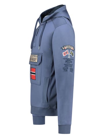 Geographical Norway Hoodie "Gymclass" blauw