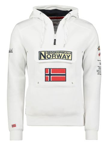 Geographical Norway Hoodie "Gymclass" in Weiß