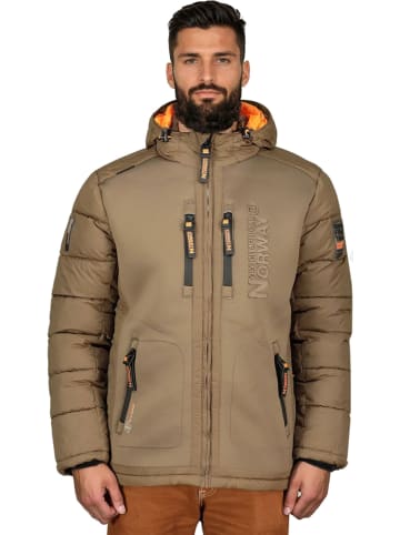 Geographical Norway Donzen jas "Beachwood" lichtbruin
