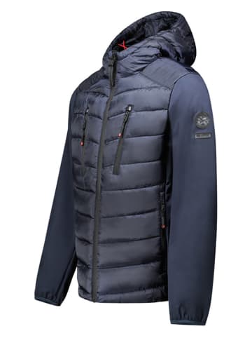 Geographical Norway Doorgestikte jas "Arkan" donkerblauw
